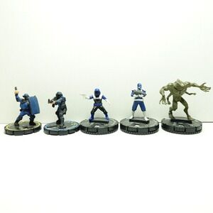 HeroClix Police SWAT Nowhere Soldier Dagon Figure Lot Marvel Set Game Miniatures